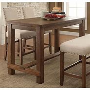 Image result for Counter Height Wood Table