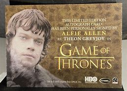 Image result for Game of Thrones Gold Autograp