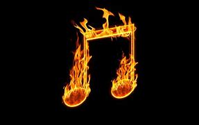 Image result for Music Notes Waves Fire
