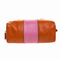 Image result for Pink and Orange Leather Bag