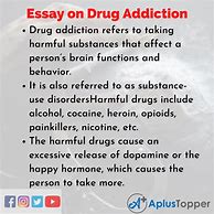 Image result for Essay On Drug Abuse