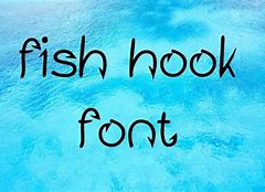 Image result for Fish Hook Cursive Font