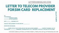 Image result for Sim Activation Letter