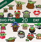 Image result for Baby Yoda Layer SVG