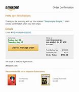 Image result for Amazon Order Confirmation