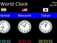 Image result for 10 World Time Clock Window Background