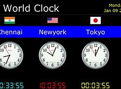 Image result for Live World Clock Wallpaper