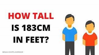 Image result for 183 Cm Height