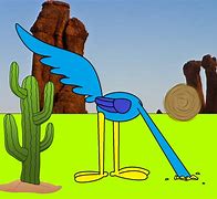Image result for Ostrich Head in Sand Looney Tunes