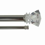 Image result for Double Curtain Rods with Finials