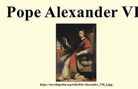 Image result for Pope Alexander VII