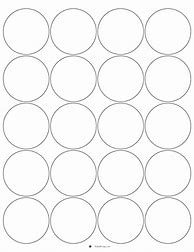 Image result for 2 Inch Circle Label Template Free