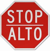 Image result for Alto Stop Sign Clip Art