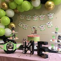 Image result for Baby Yoda Party