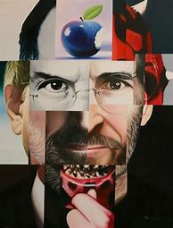 Image result for Apple with Black Painting of Death