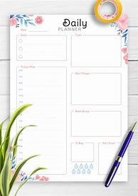 Image result for Daily Task Planner Printable
