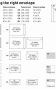 Image result for Envelope Sizes in Millimeters