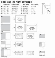 Image result for Different Style Envelope Sizes