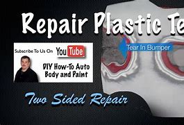 Image result for DIY Plastic Bumper Repair
