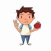 Image result for Eat Apple Cllipart