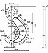 Image result for Lashing Hook Drawing