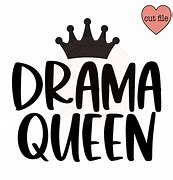 Image result for Drama Queen SVG