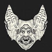 Image result for Evil Bat Head Drawing