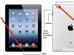 Image result for Apple iPad Whith Square On Home Screen Button