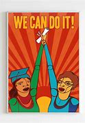 Image result for We Can Do It Poster American Flag