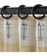 Image result for Types of Shower Rings to Hang Curtains