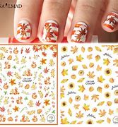 Image result for Autumn Nail Art Stickers