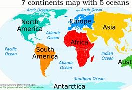 Image result for Biggest Continent in the World Table