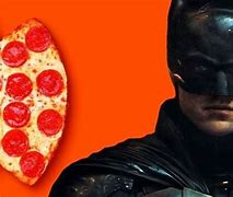 Image result for Batman Eats Pizza