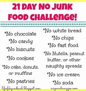 Image result for 30-Day No Junk Challenge Printable