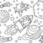 Image result for Aesthetic Easy Things to Draw Space for Kids in Color Shooting Star
