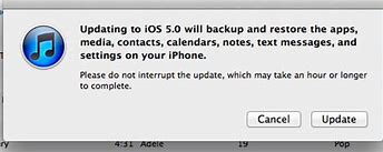 Image result for iOS 5 Updating Screen