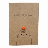 Image result for Cat Pun Birthday Card