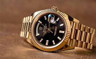 Image result for Rolex Watch Gold Face