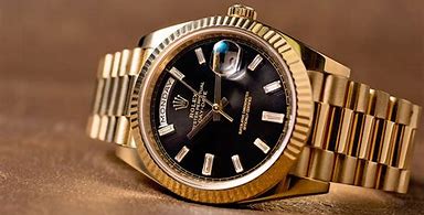 Image result for Black Gold Rolex Watch