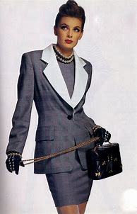 Image result for 1980s Women's Suit Lacketss
