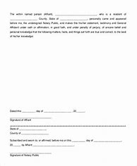 Image result for Sworn Statement Affidavit Form
