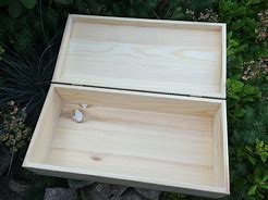 Image result for Rectangle Wood Box