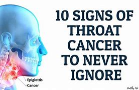 Image result for signs throat cancers