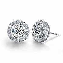 Image result for 925 Diamond Earrings