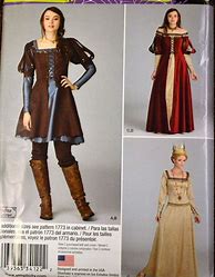 Image result for Medieval Dress Patterns