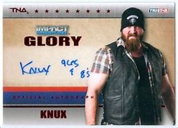 Image result for Knux TNA Autographed