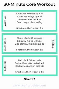 Image result for 30 Min Core Workout