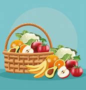 Image result for Fruit Basket Illustration