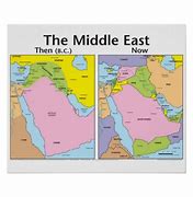 Image result for Middle East Map Then and Now