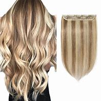 Image result for One Piece Clip in Hair Extensions